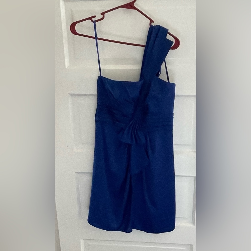 Blue mini cocktail dress.  Worn once
